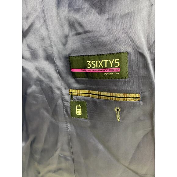 Jack Victor New York Grey 2 Button Classic Fit Sport Coat Blazer 42 XL $699 NWT - Picture 6 of 6